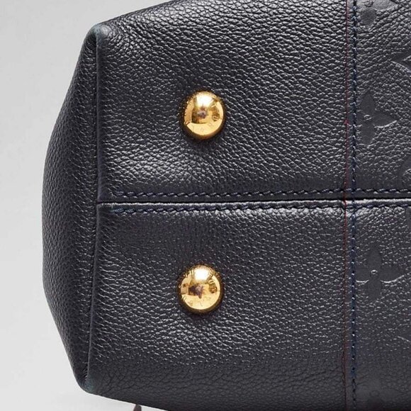 Louis Vuitton Marine/Rouge Monogram Empreinte Leather Melie Bag - Picture 5 of 12